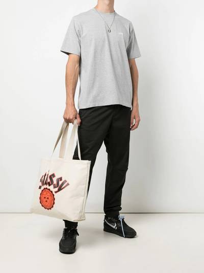 Stüssy logo-embroidered cotton T-shirt outlook