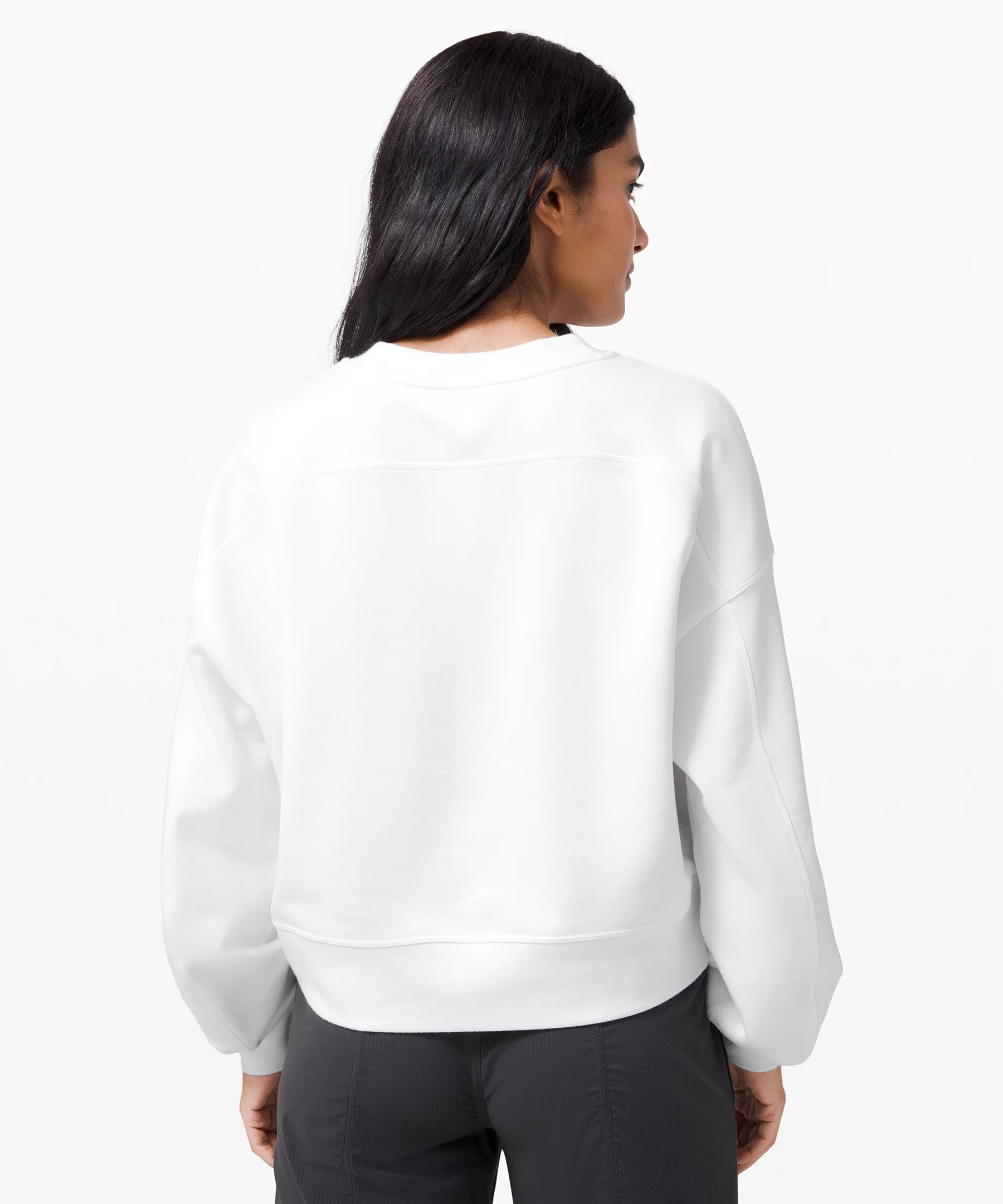 Perfectly Oversized Cropped Crew *French Terry - 3
