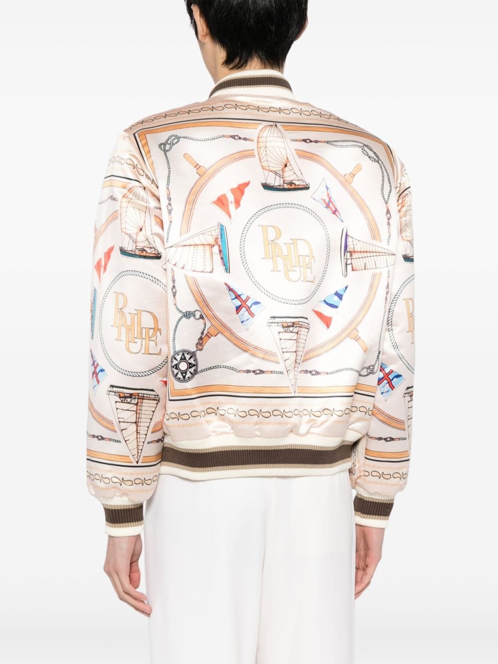 x Nautica satin bomber jacket - 4