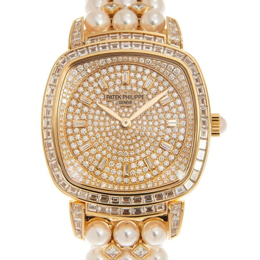 Patek Philippe Gondolo Hand Wind Diamond Gold Dial Ladies Watch 7042/1OOR-010 - 2