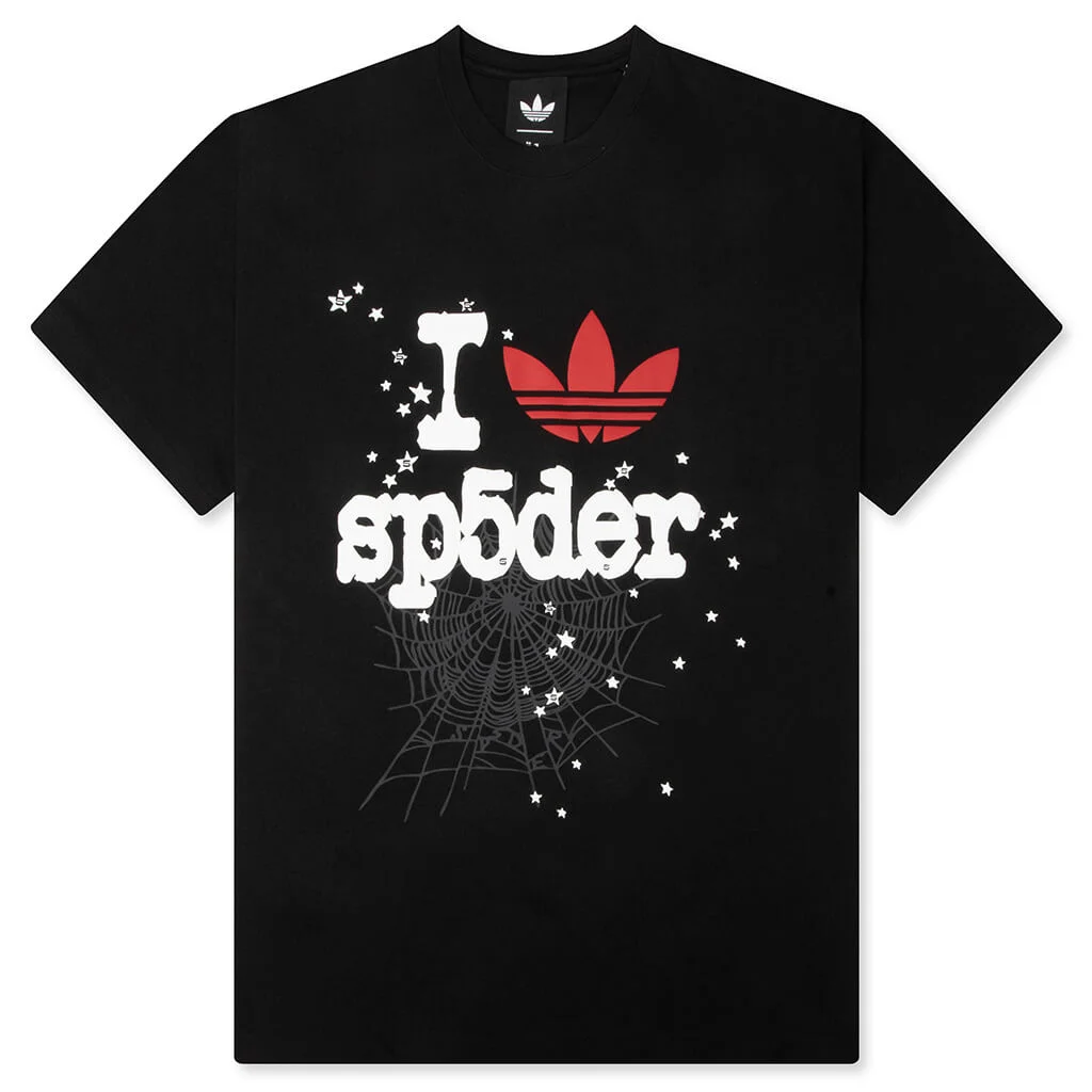 ADIDAS ORIGINALS X SP5DER TEE - BLACK - 1