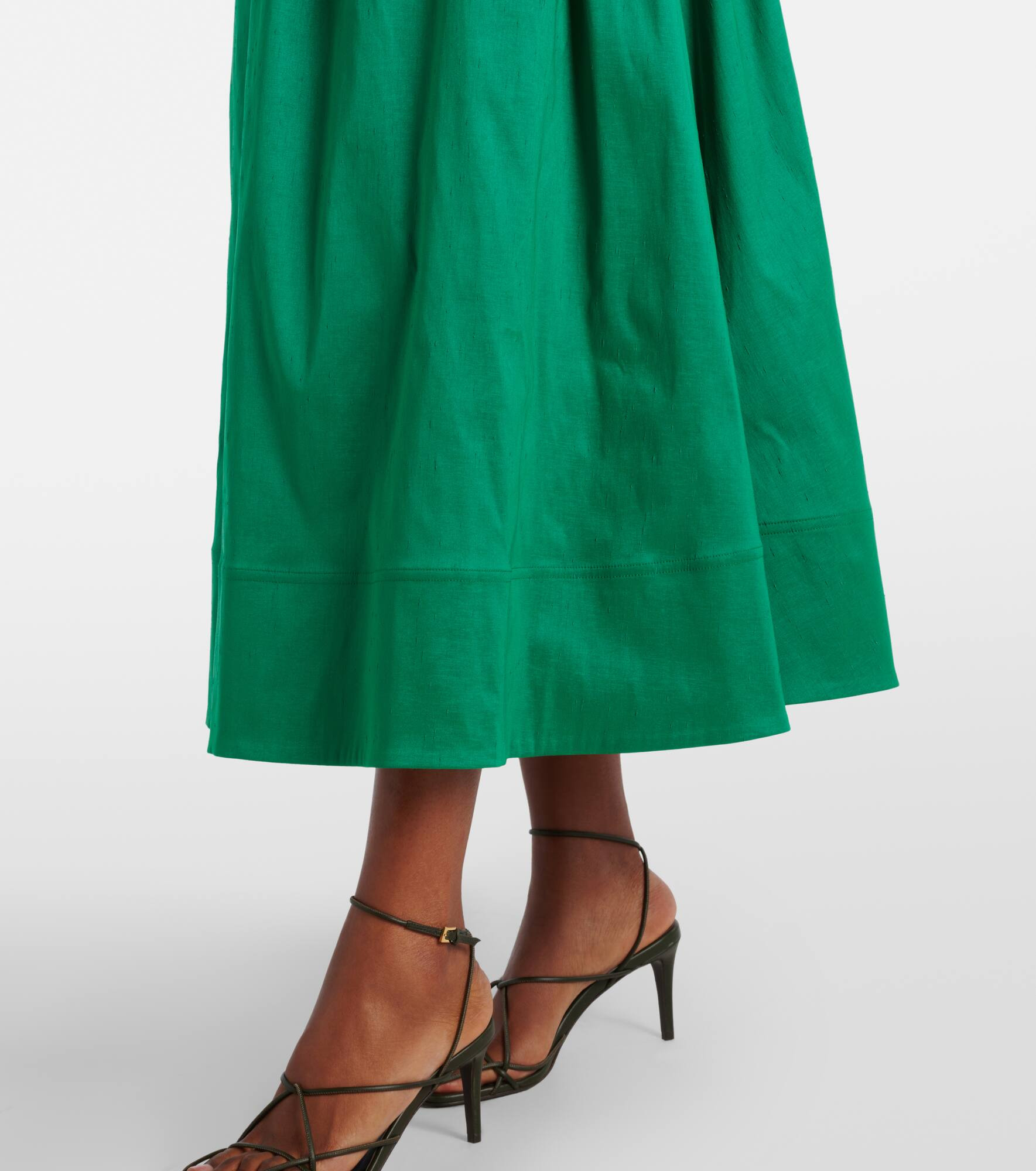 Bailey belted pleated midi dress - 5