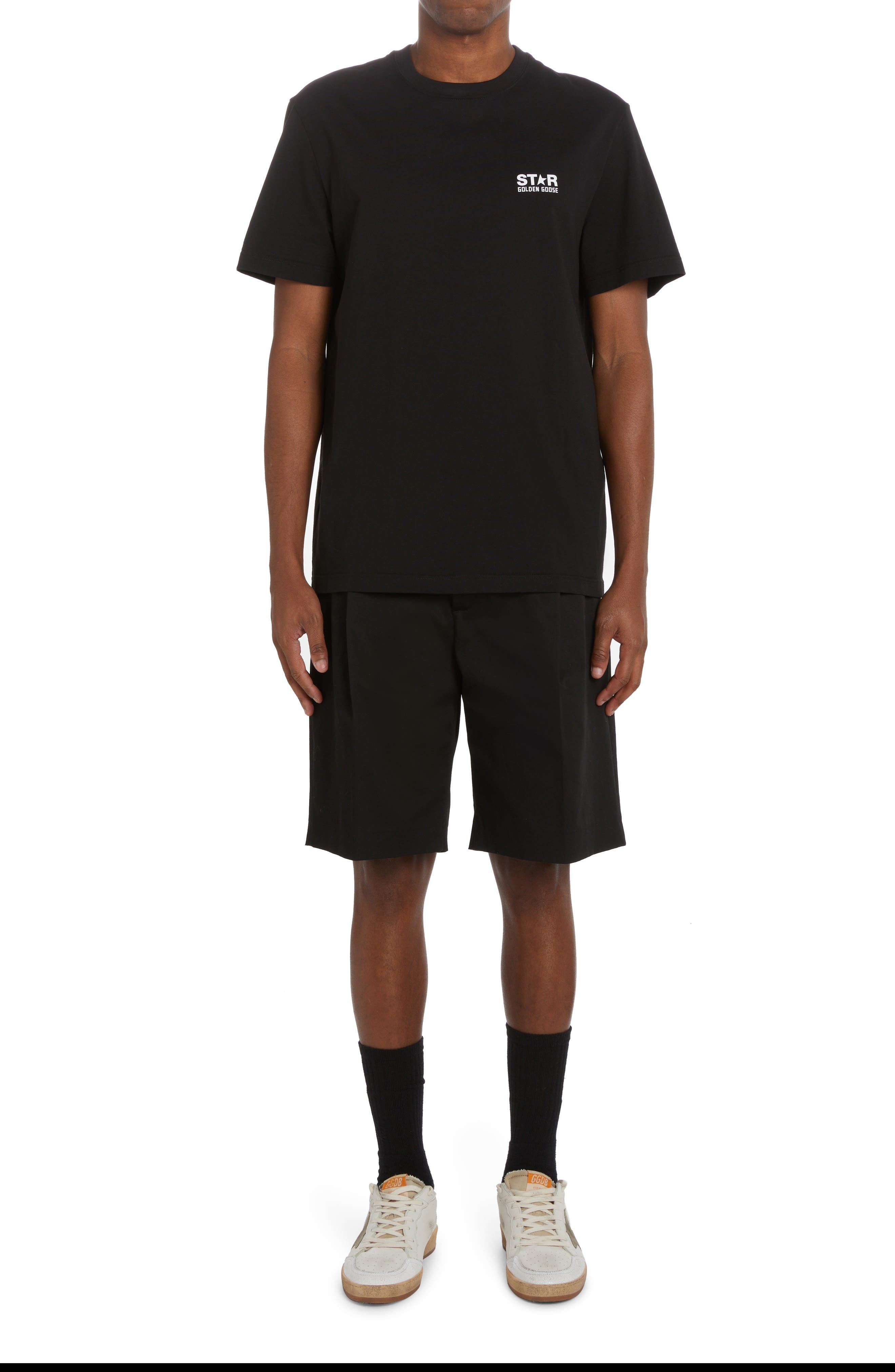 Golden Goose Big Star Logo Graphic Tee in Black/White at Nordstrom - 7
