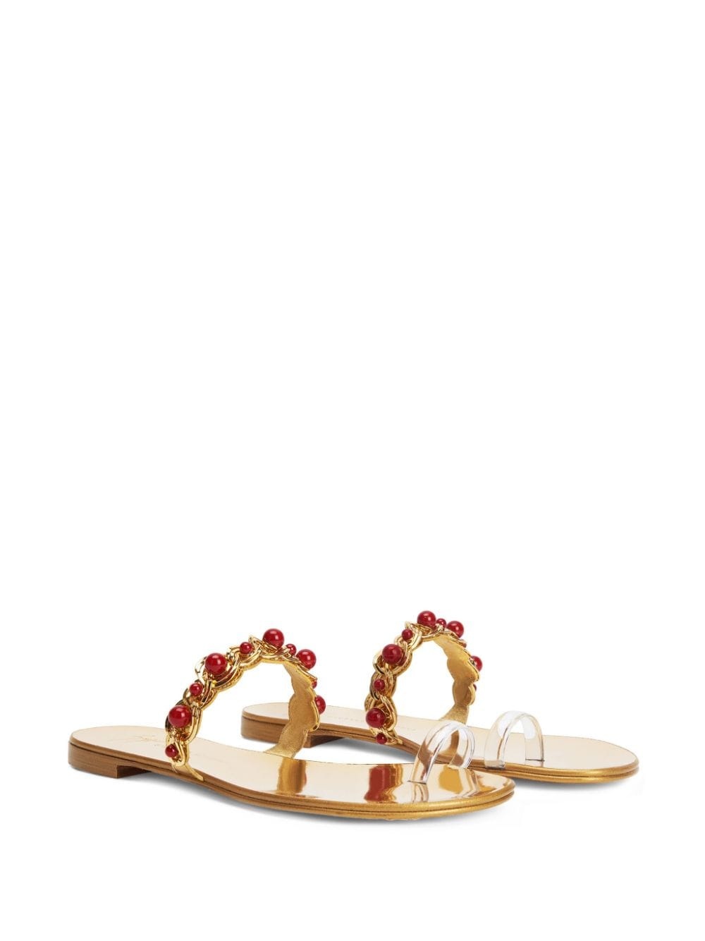 Marguerithe bead-embellished sandals - 2