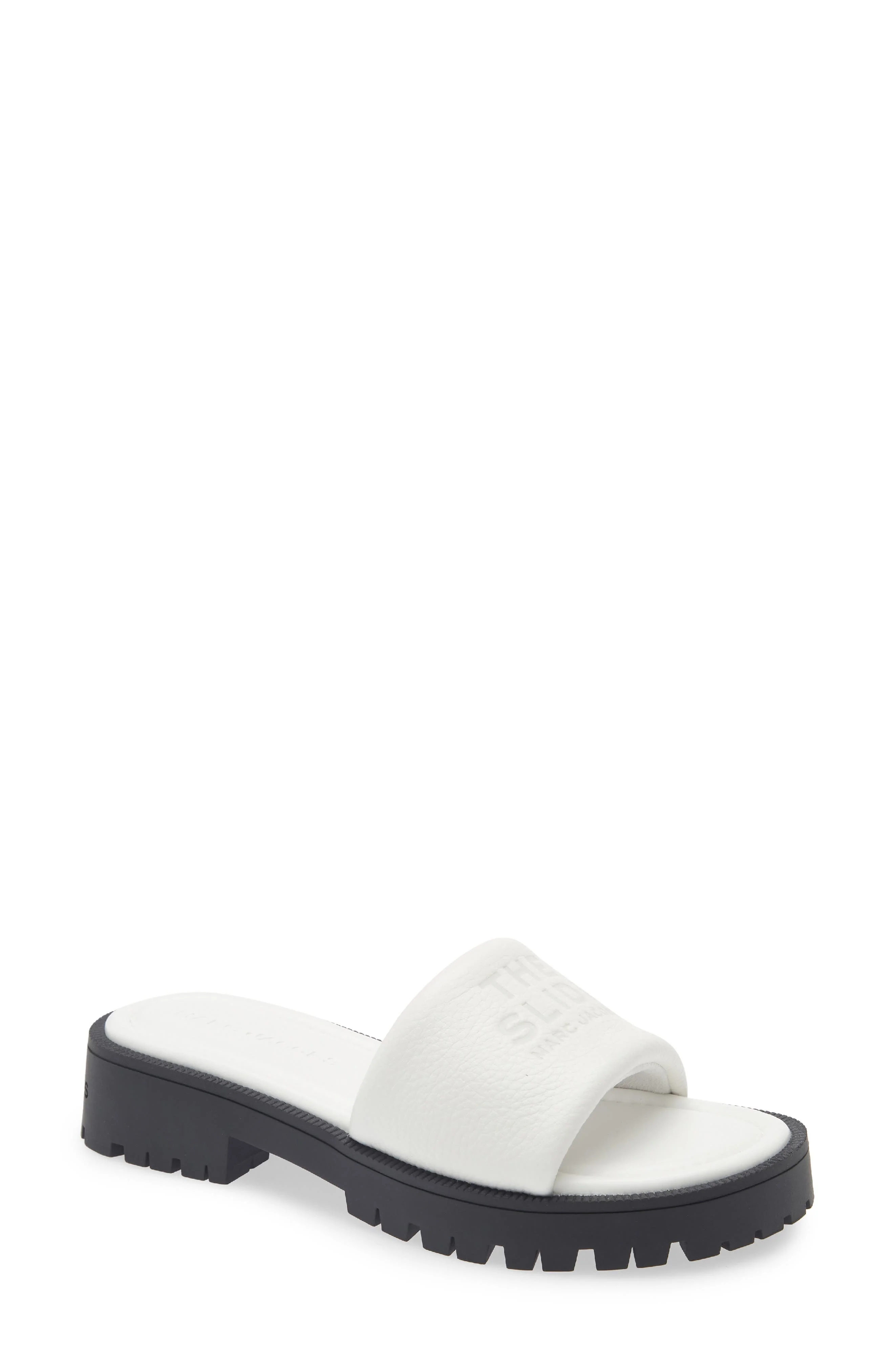 Marc Jacobs The Lug Slide Sandal in Bright White at Nordstrom - 1