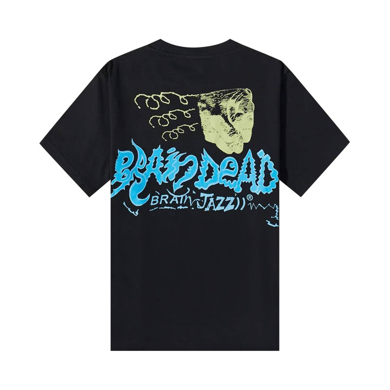BRAIN DEAD Brain Dead Brain Jazz T-Shirt 'Black' outlook