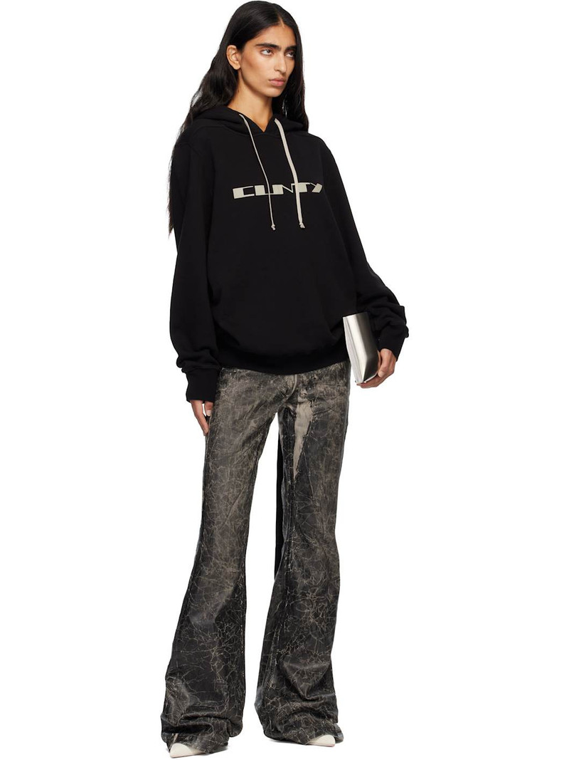 Rick Owens DRKSHDW Black Concordians Oversized Hoodie outlook