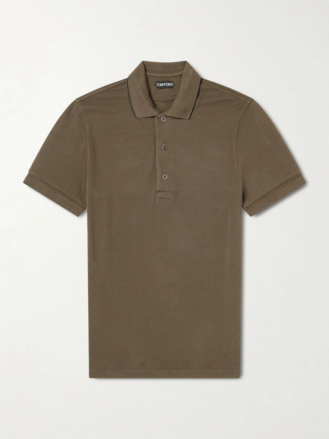 Slim-Fit Lyocell-Piqué Polo Shirt - 1