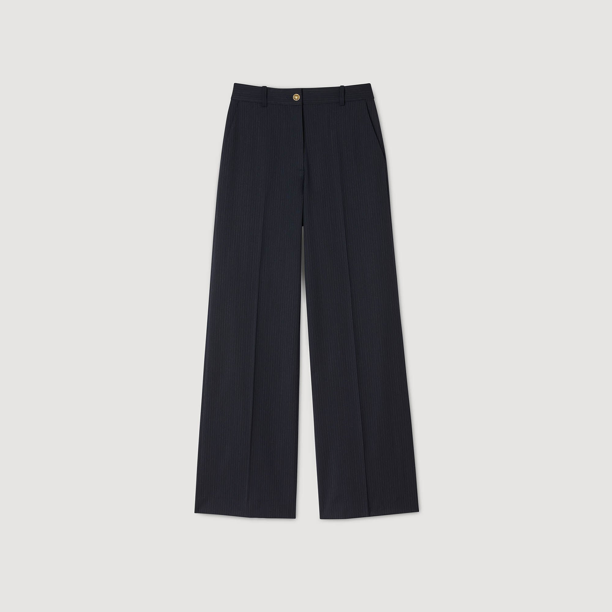 CHALK-STRIPED TROUSERS - 6