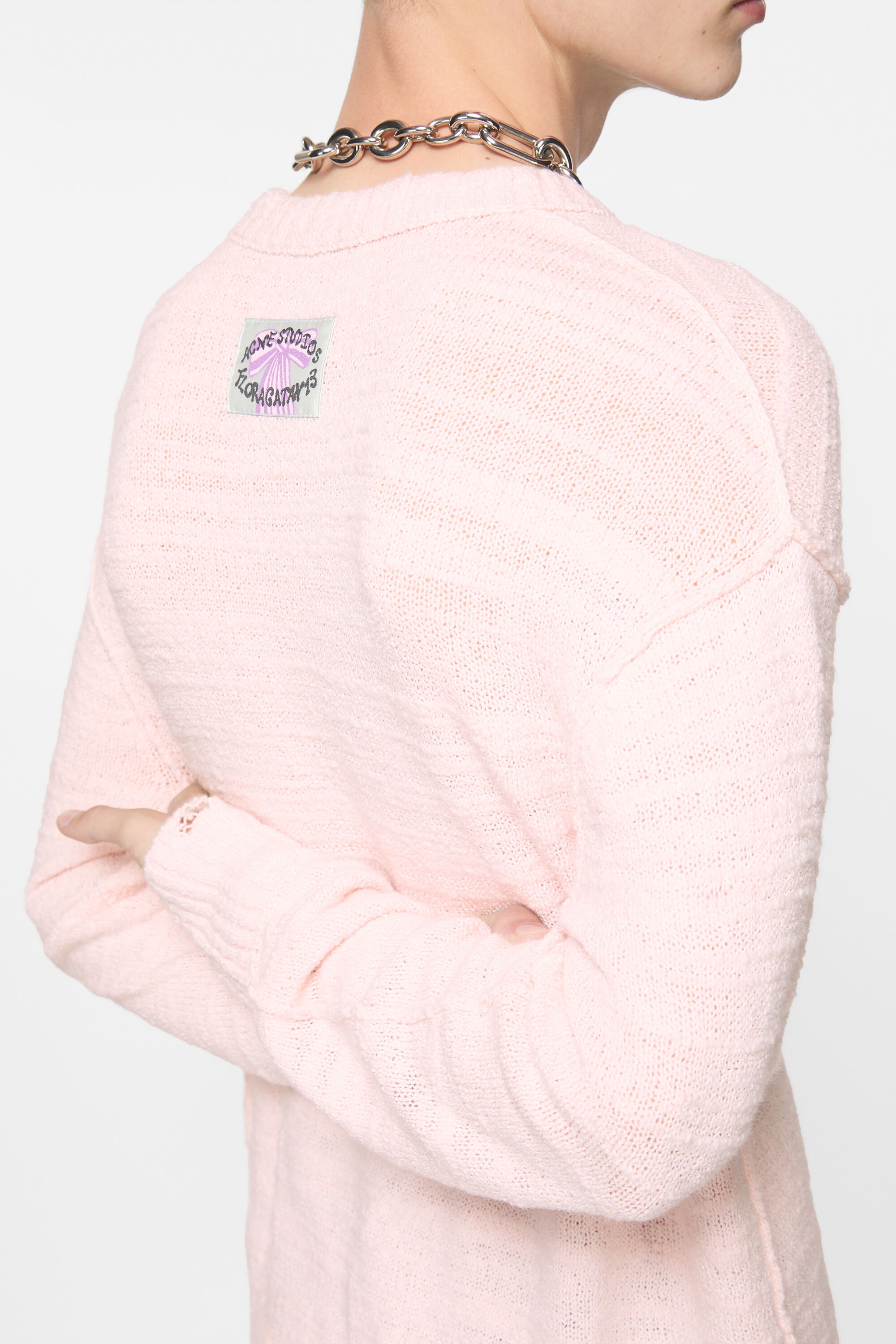 Knit sweater - Baby pink - 4