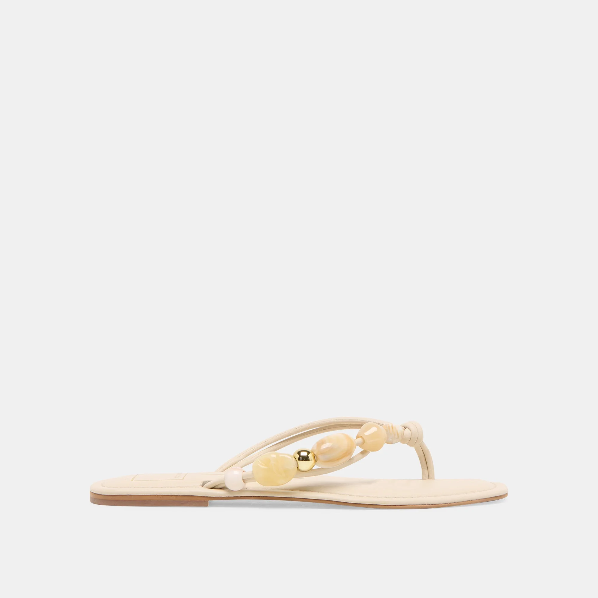 CELY SANDALS IVORY LEATHER - 1