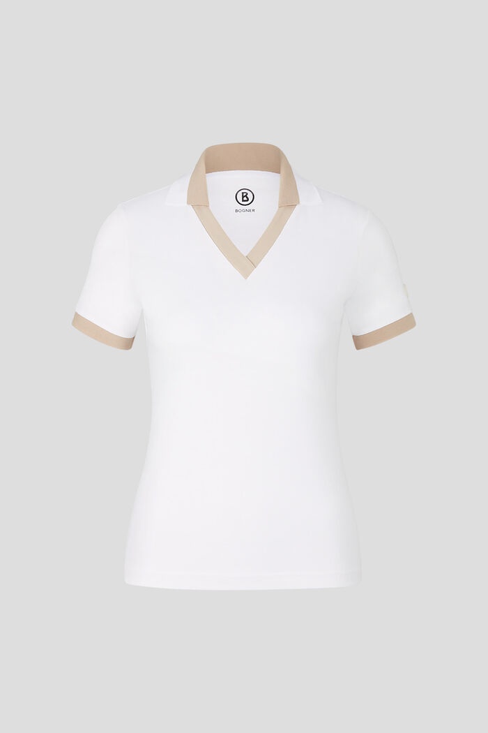 Luma Functional polo shirt in White/beige - 1