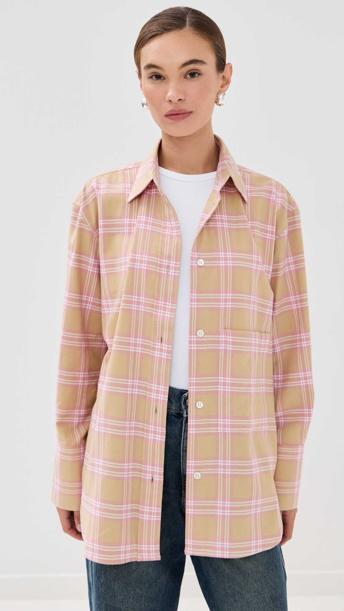 Check Flannel Overshirt - 7
