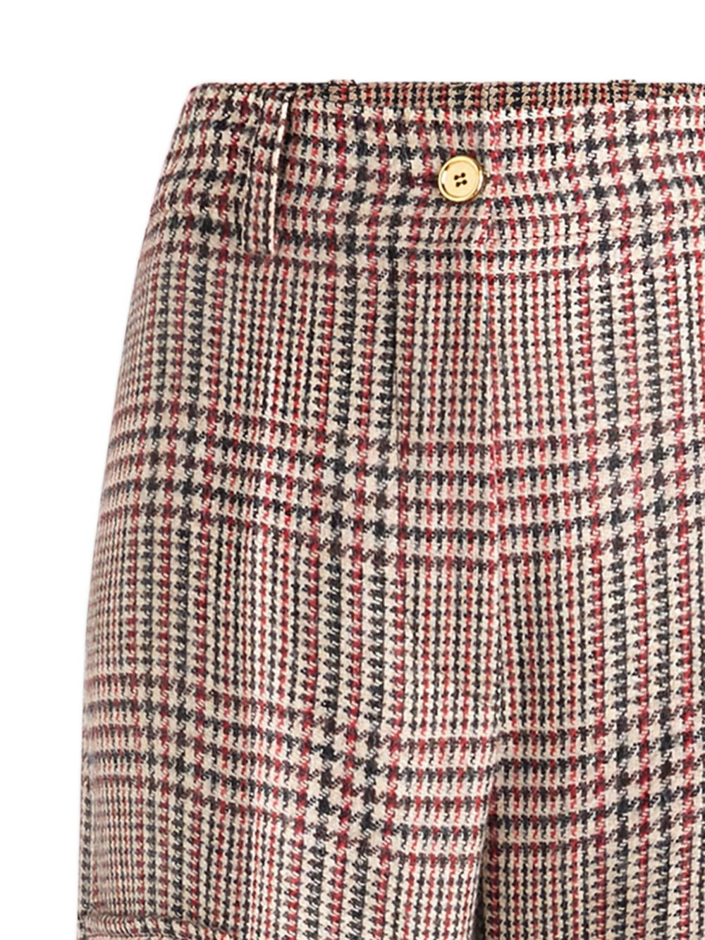 Prince of Wales-check cargo pants - 2