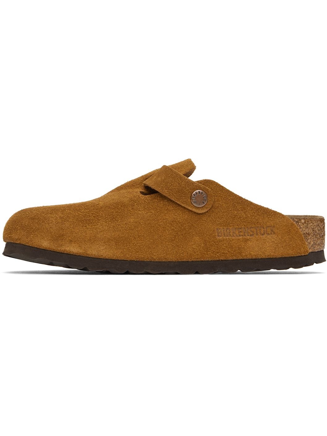 Tan Regular Boston Soft Footbed Slip-on Loafers - 3