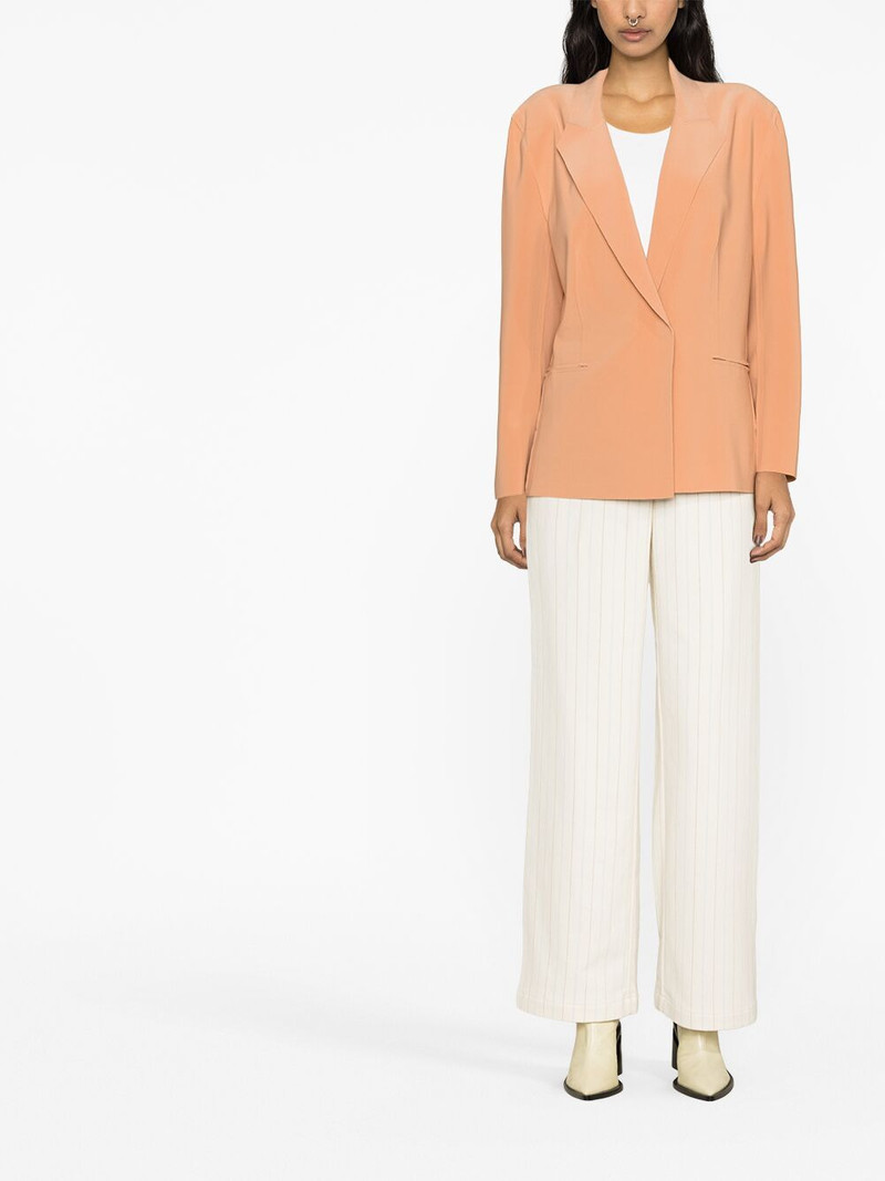 NORMA KAMALI single-breasted straight-fit blazer outlook