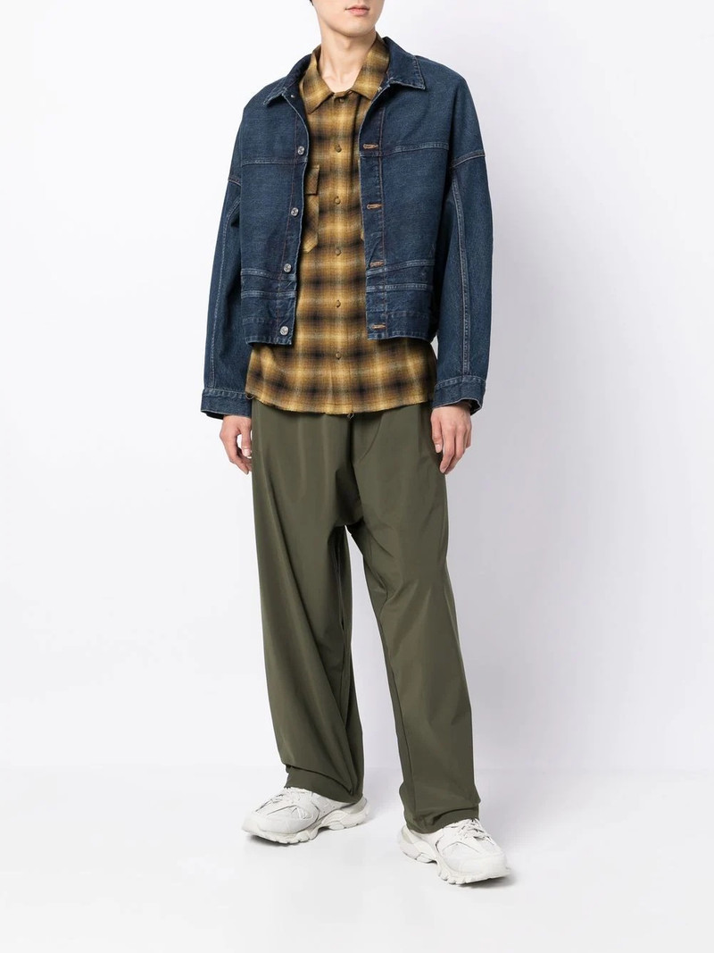 Maison MIHARAYASUHIRO wide-leg drawstring trousers outlook