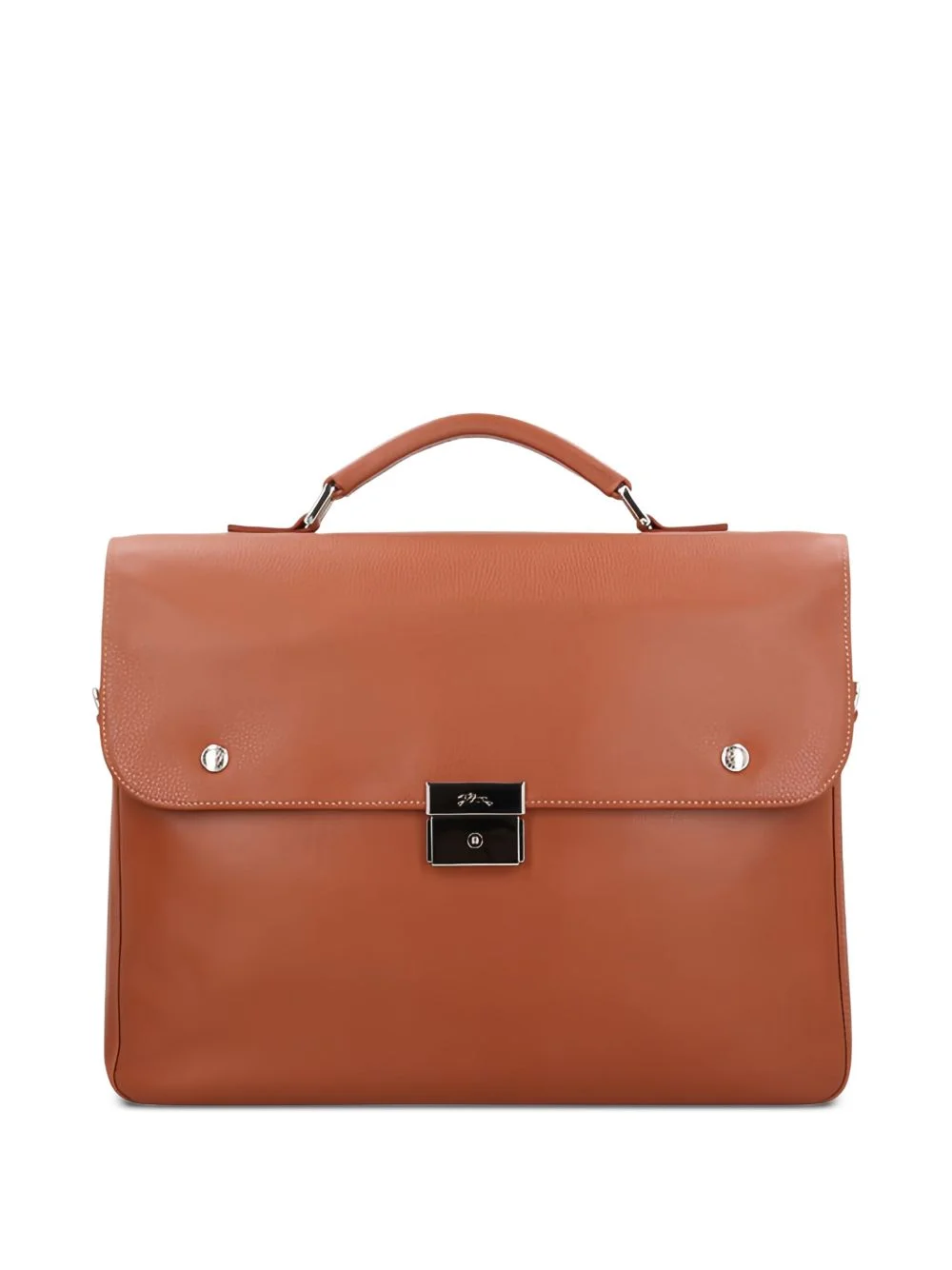 Le Foulonne leather top-handle briefcase - 1
