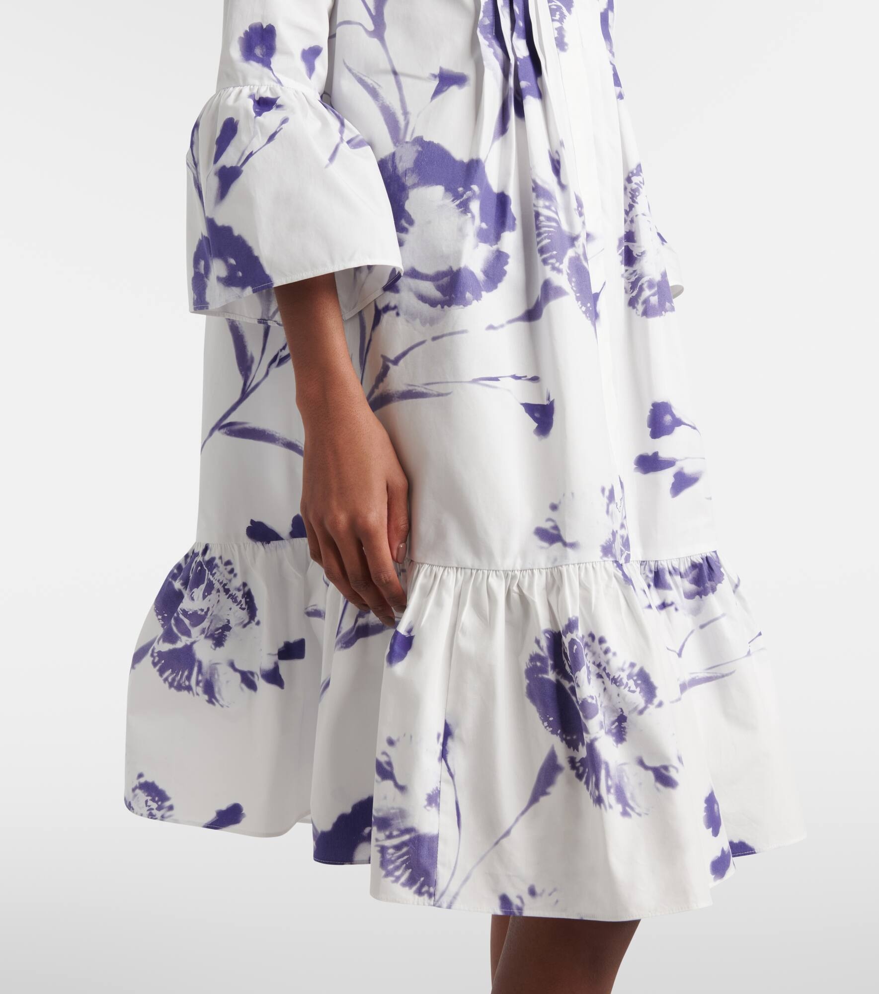Floral cotton minidress - 5