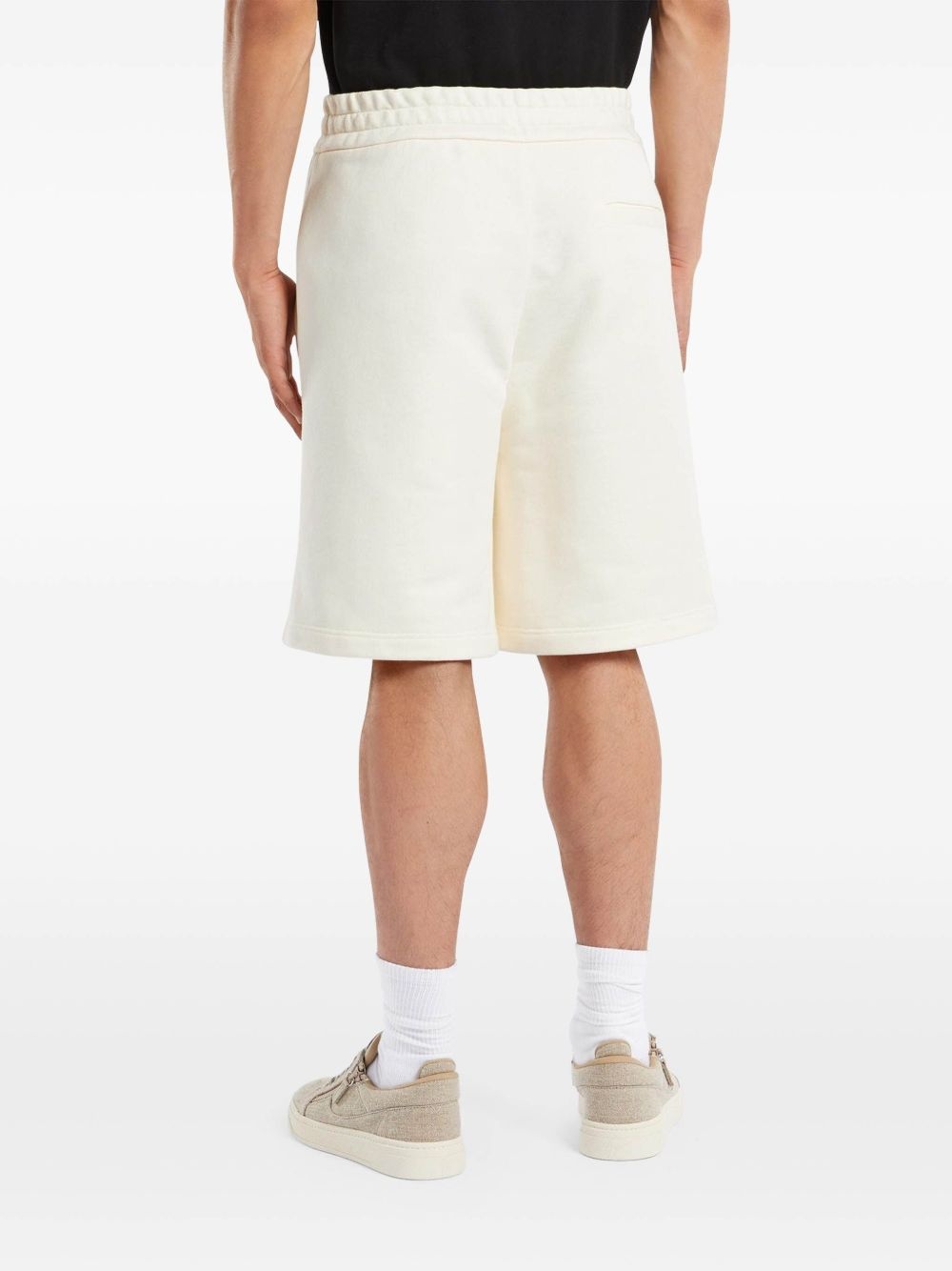 logo-embroidered shorts - 5