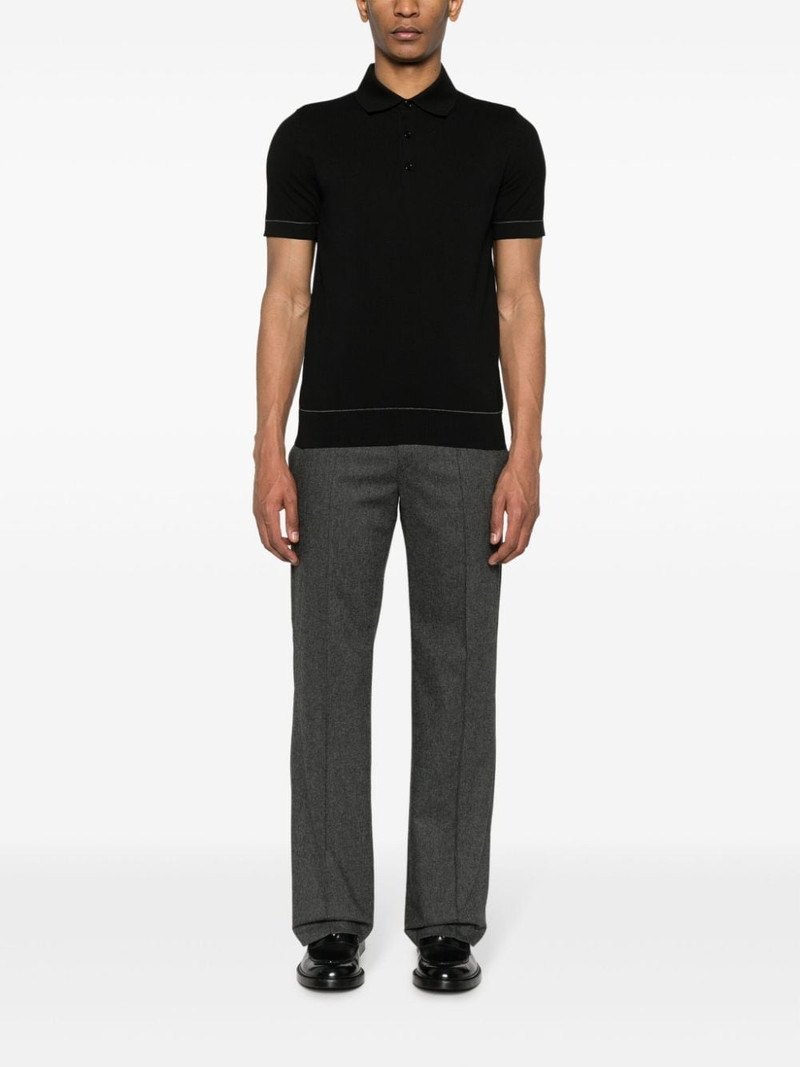 Brioni piquÃ© cotton polo shirt outlook