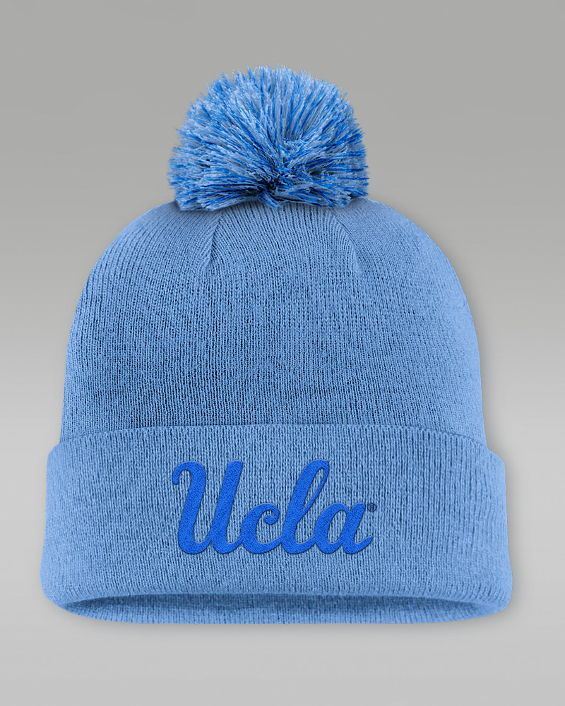 UCLA Primetime Campus Toned Men's Jordan Brand College Cuffed Pom Beanie 1
