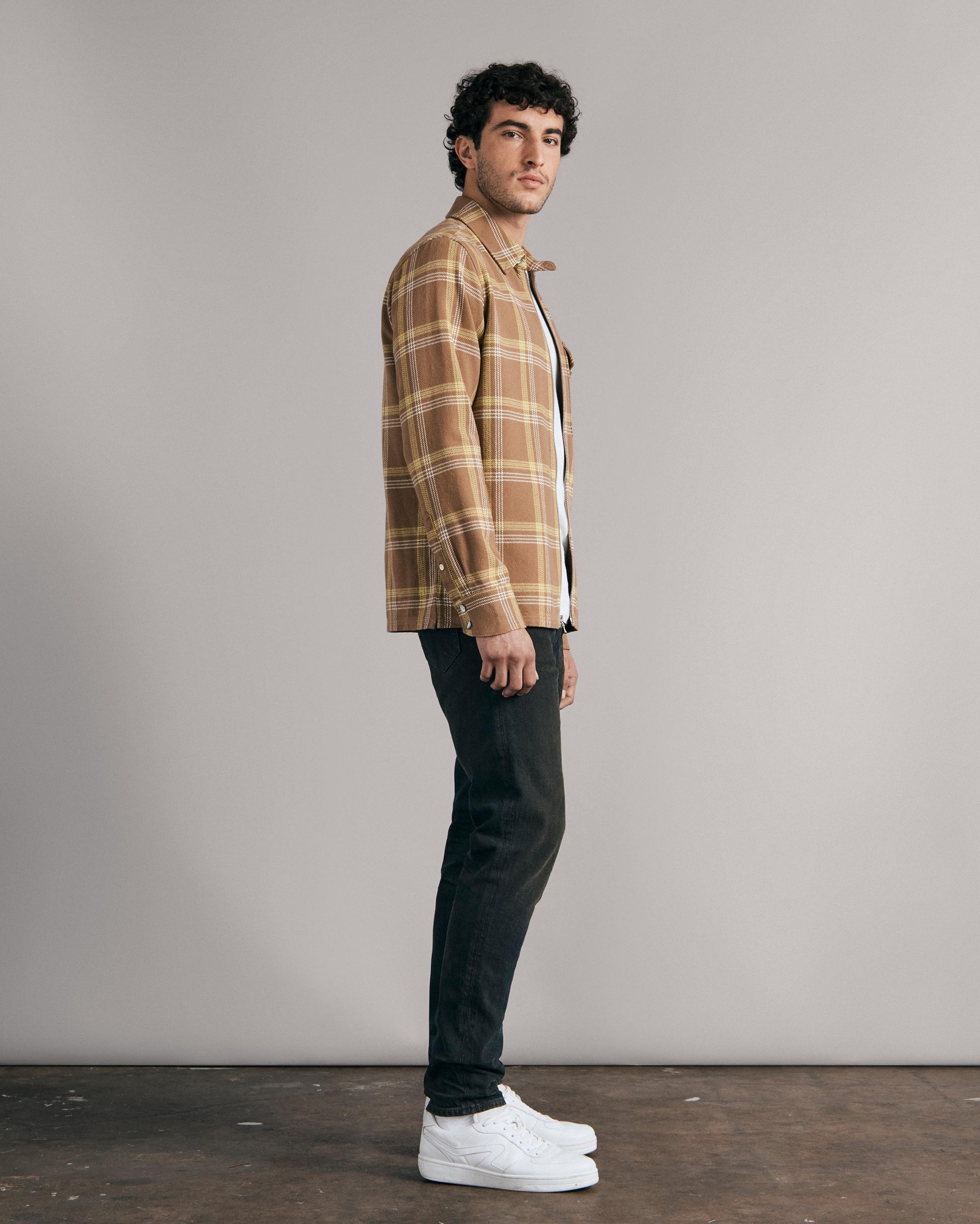 Zip Dalton Wool Shirt Jacket
Relaxed Fit Jacket - 4