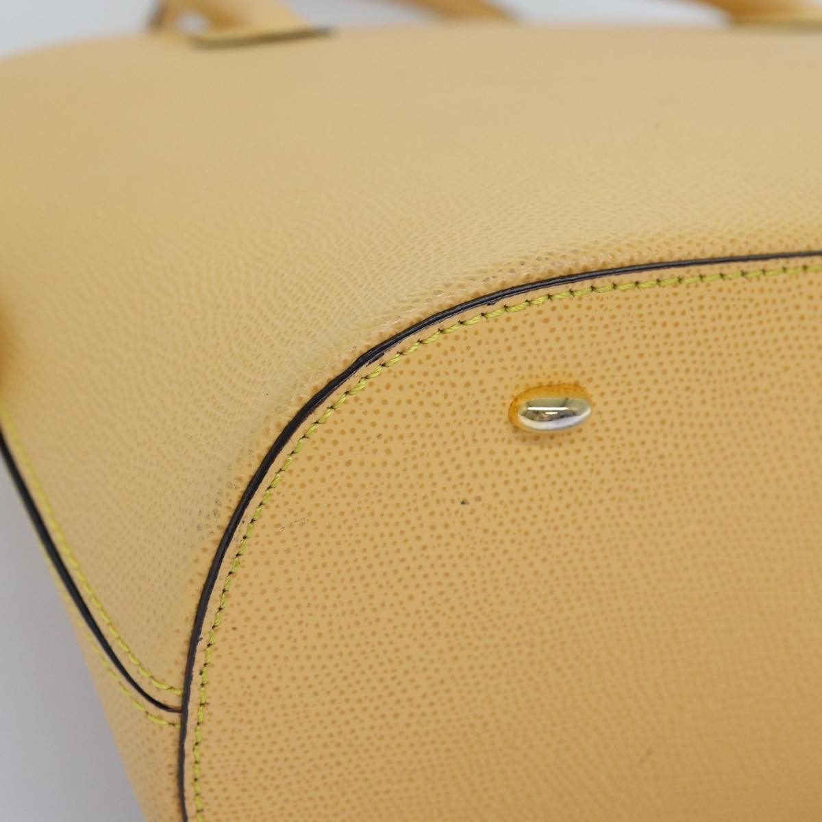 CELINE Hand Bag Leather Yellow - 15