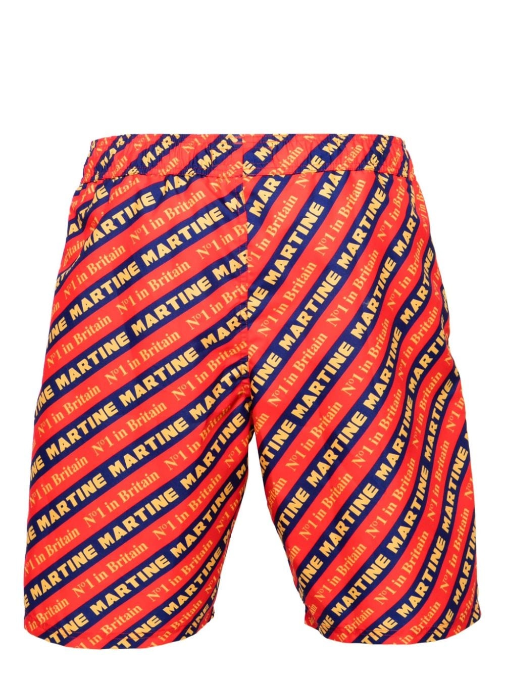 logo-print swim shorts - 2