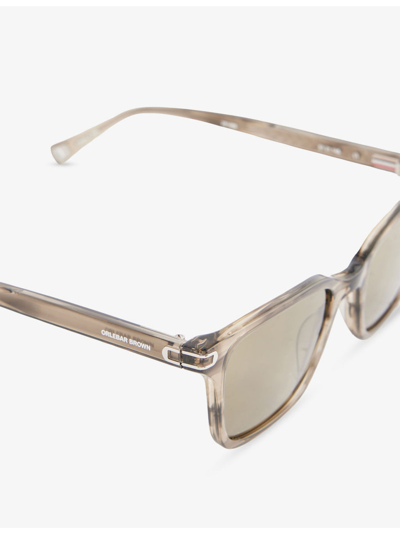 ORLEBAR BROWN Robbie Rectangular Acetate Sunglasses outlook