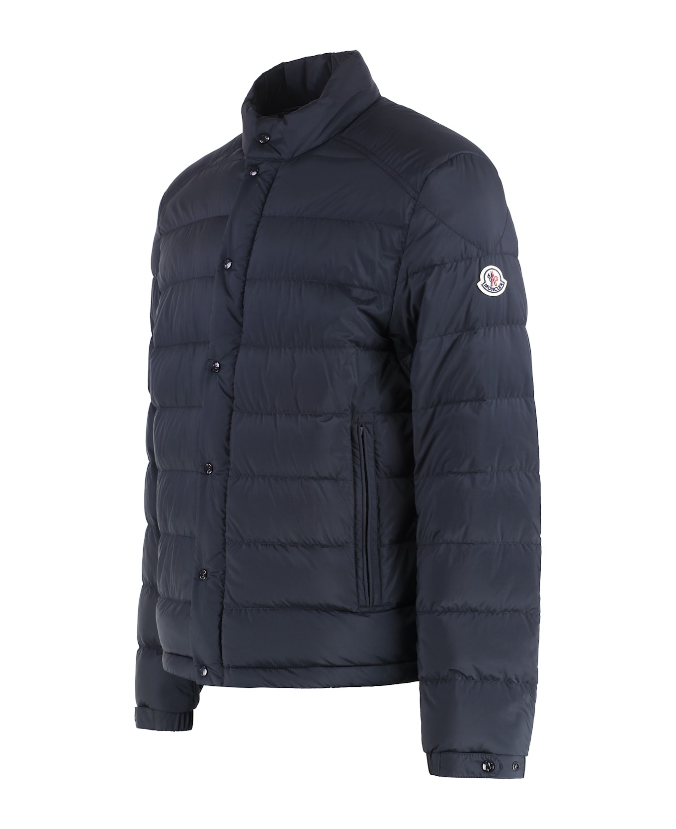 Selves Snap Button Fastening Down Jacket - 3