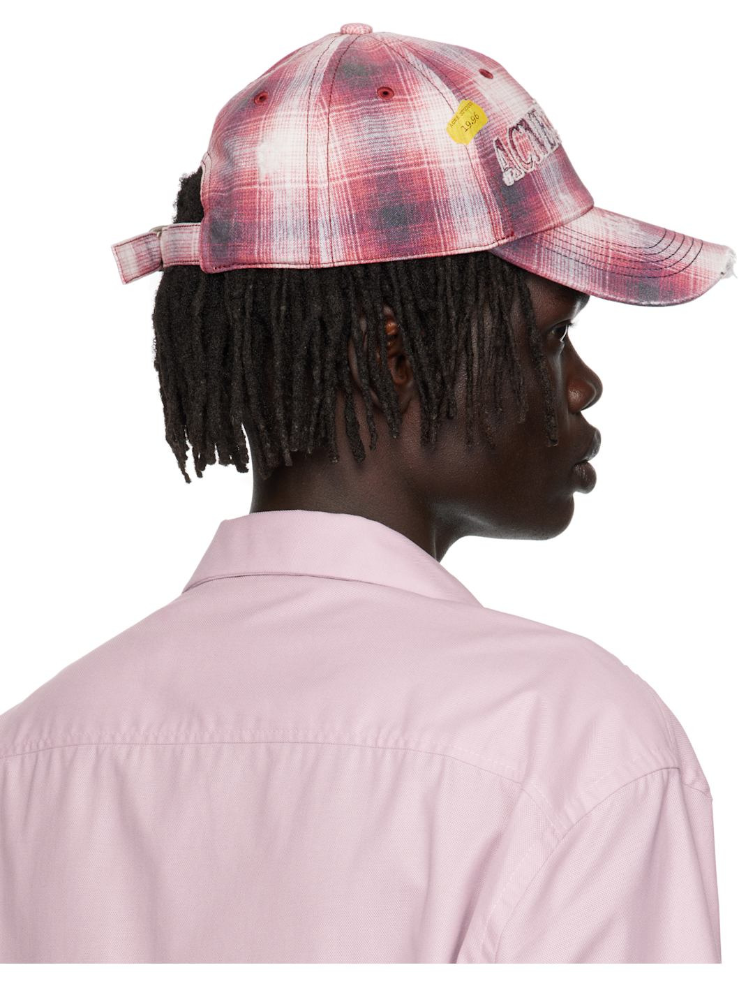 Pink Distressed Cap - 3