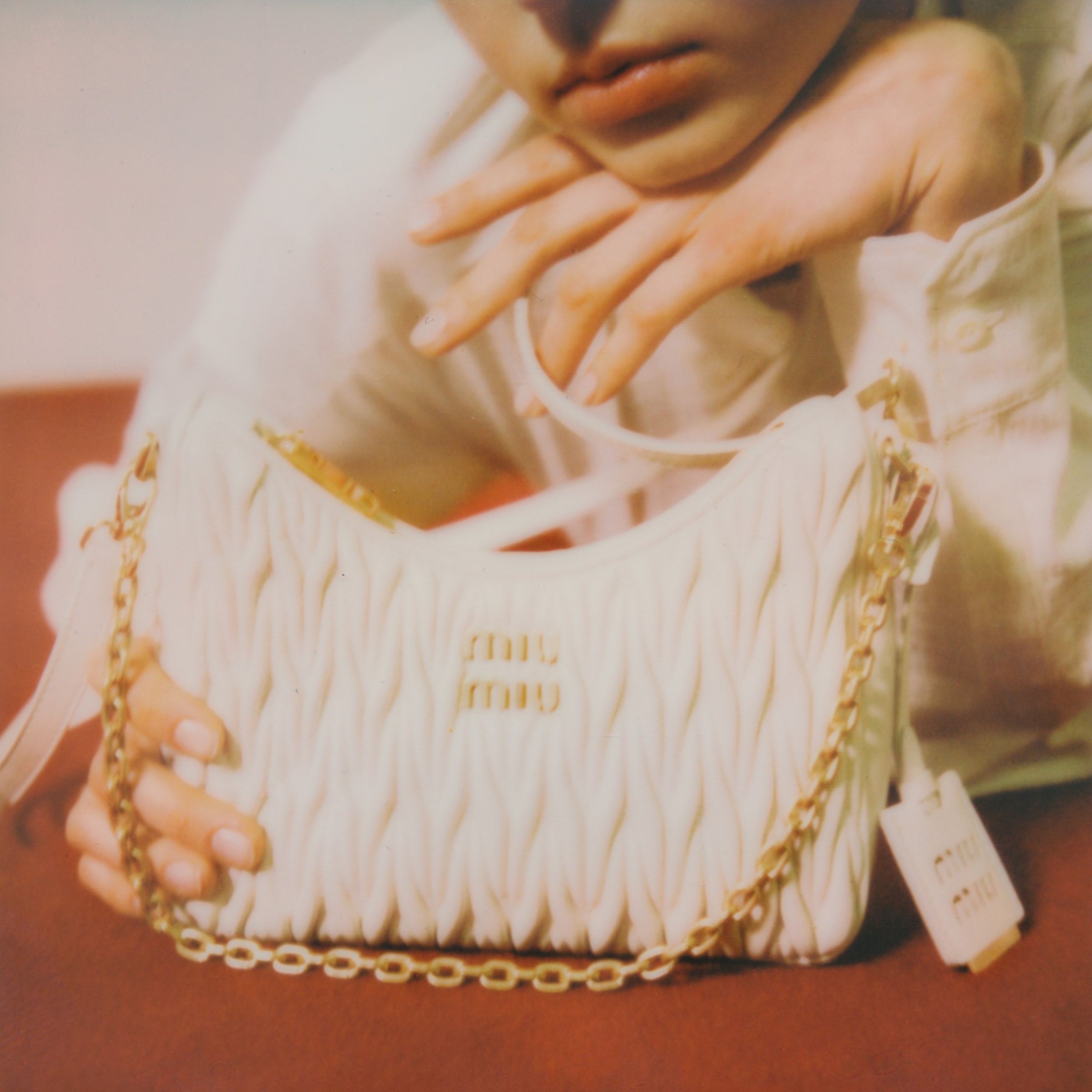 Matelassé nappa leather shoulder bag - 8