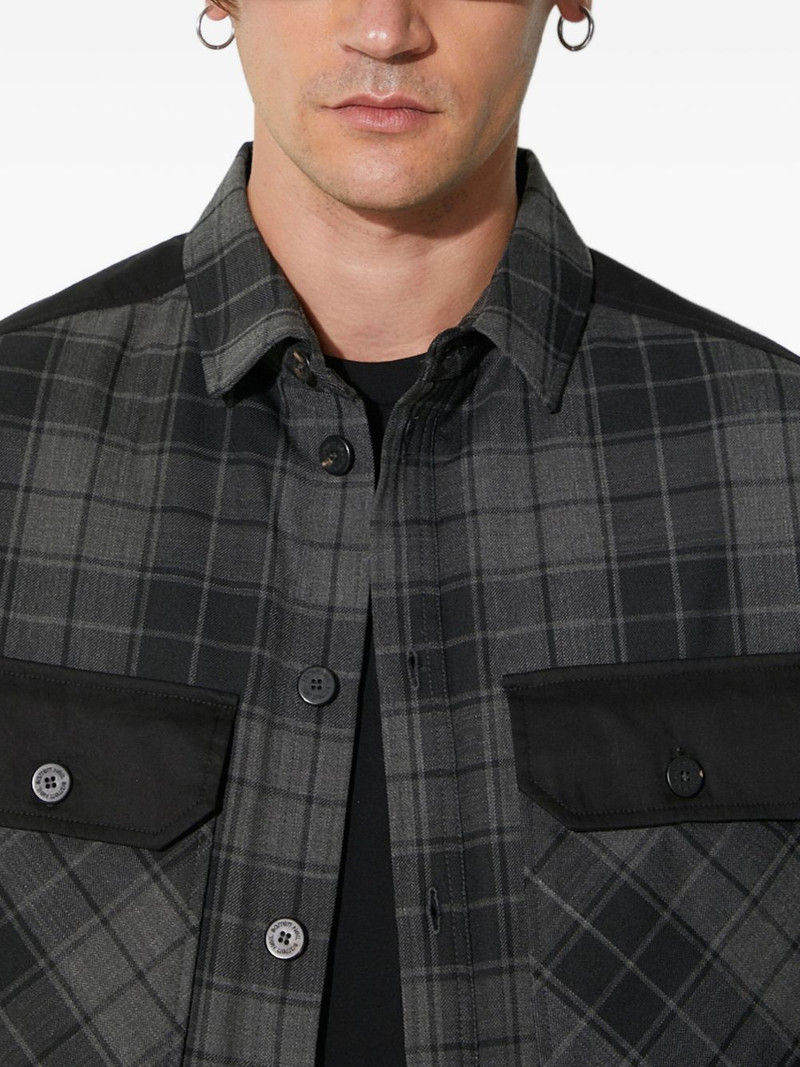 check-pattern shirt jacket 5