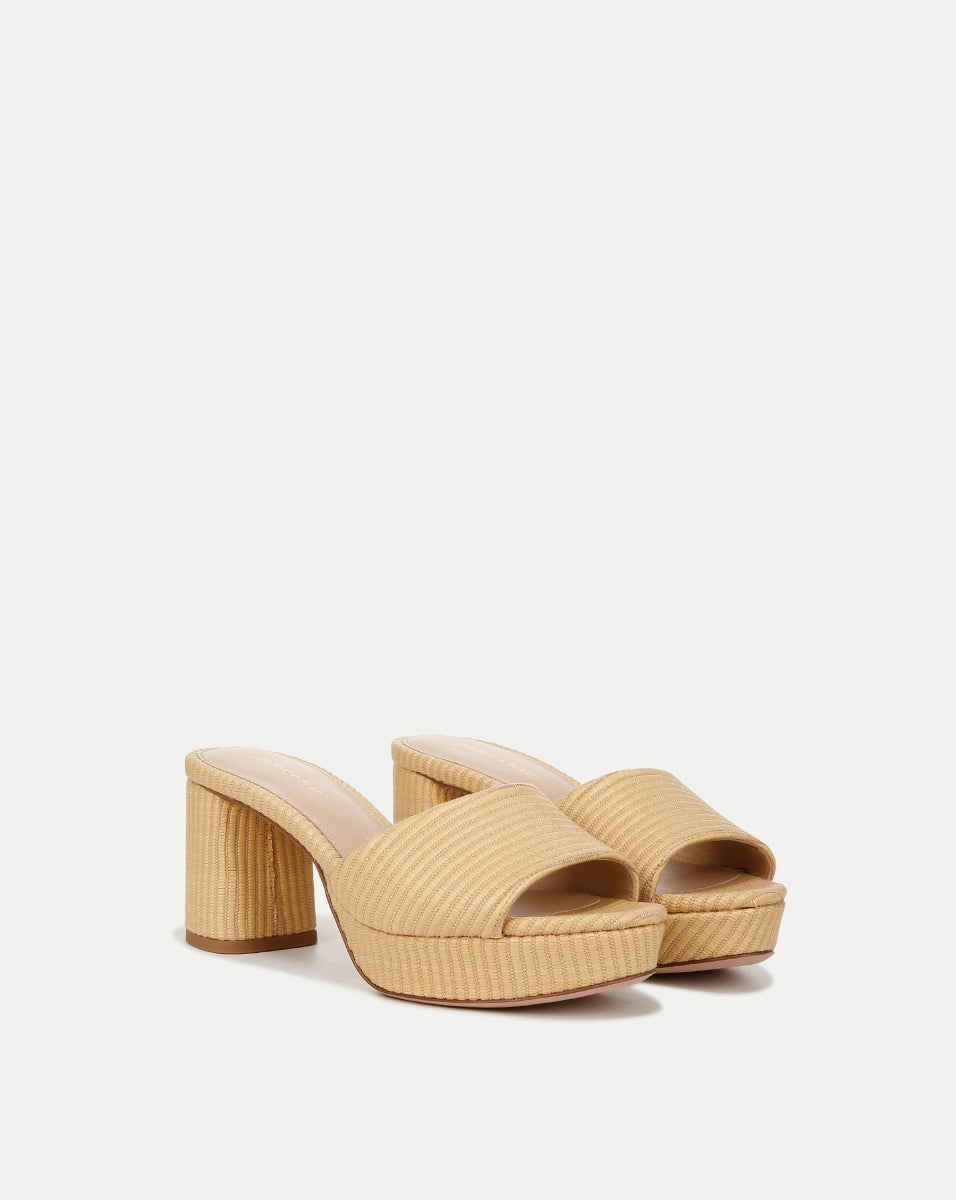 DALI RAFFIA PLATFORM SANDAL - 2