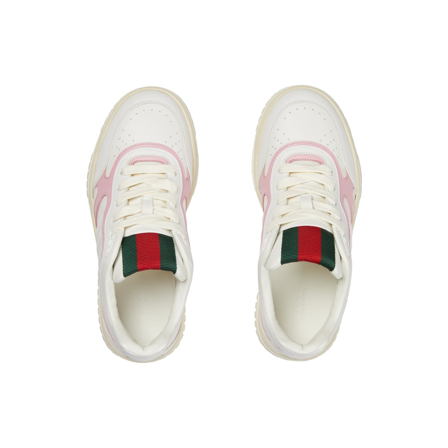 (WMNS) Gucci Re-Web Sneakers 'White Pink' 785728-AADRT-9078 - 3