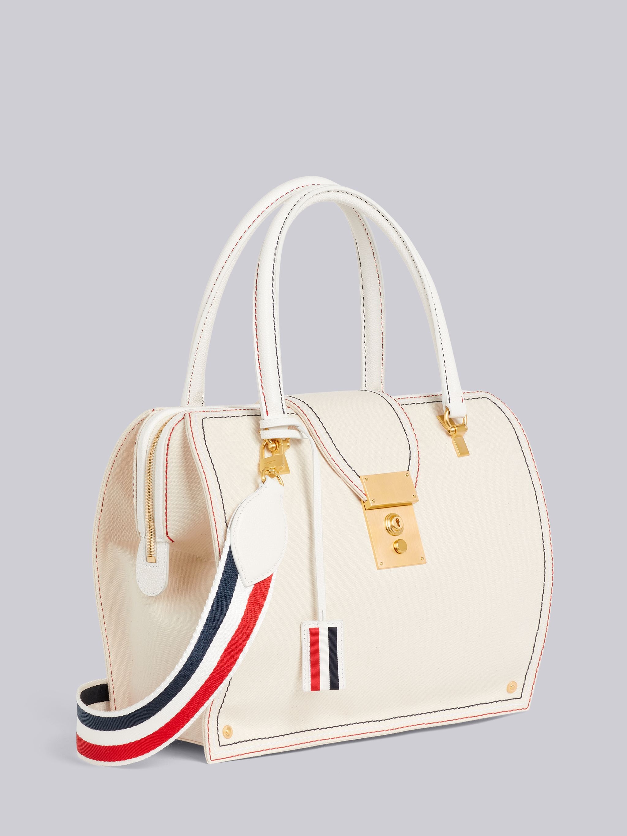 Natural Cotton Canvas Soft Mrs. Thom Bag - 3