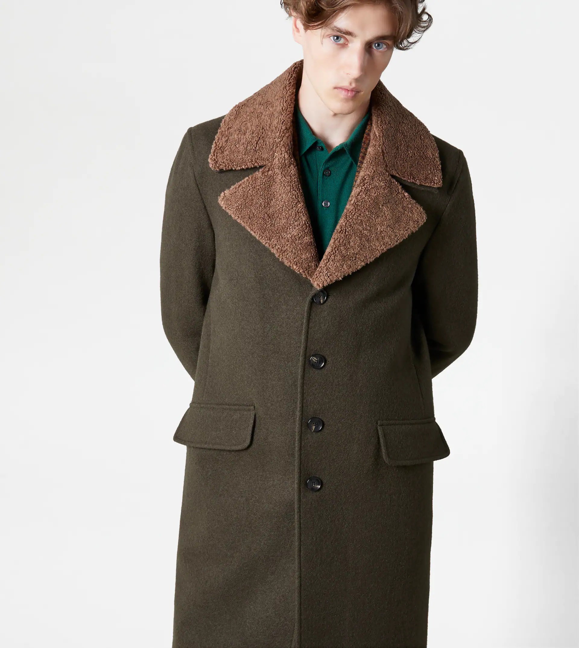 SHETLAND COAT - BROWN - 6