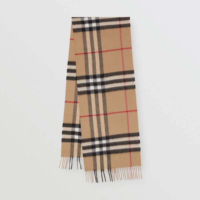 The Classic Check Cashmere Scarf - 1