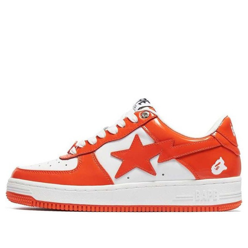 A BATHING APE Bape Sta Low 'Orange White 2022' BAPE-COLLEGE-ORANGE2 - 1