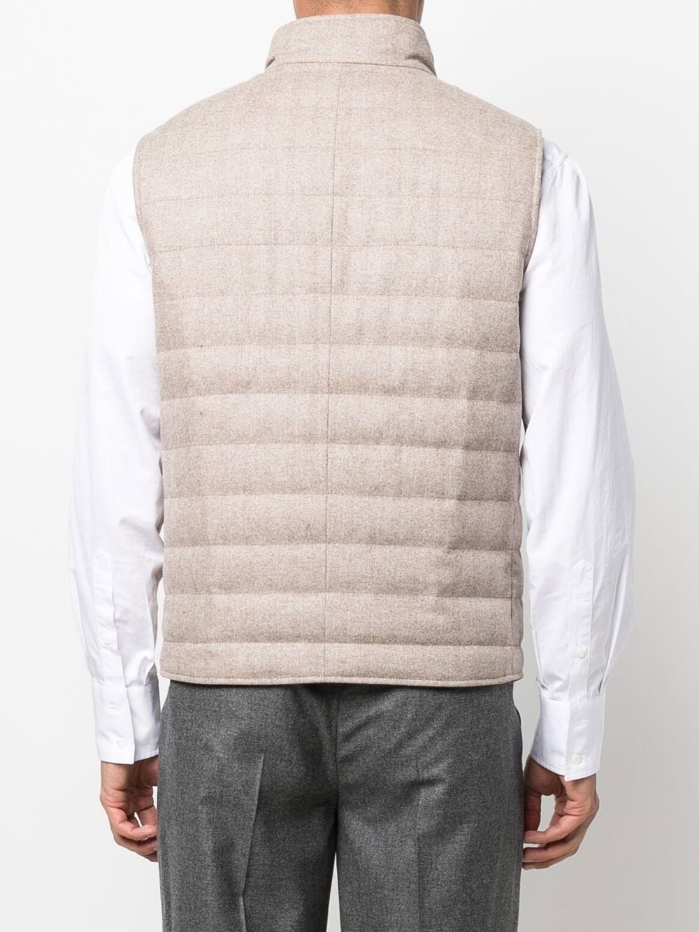 button-up padded vest - 4