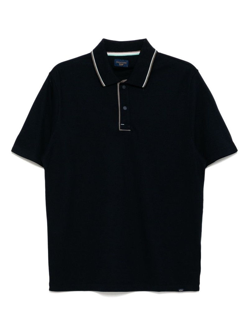 contrasting details polo shirt 1