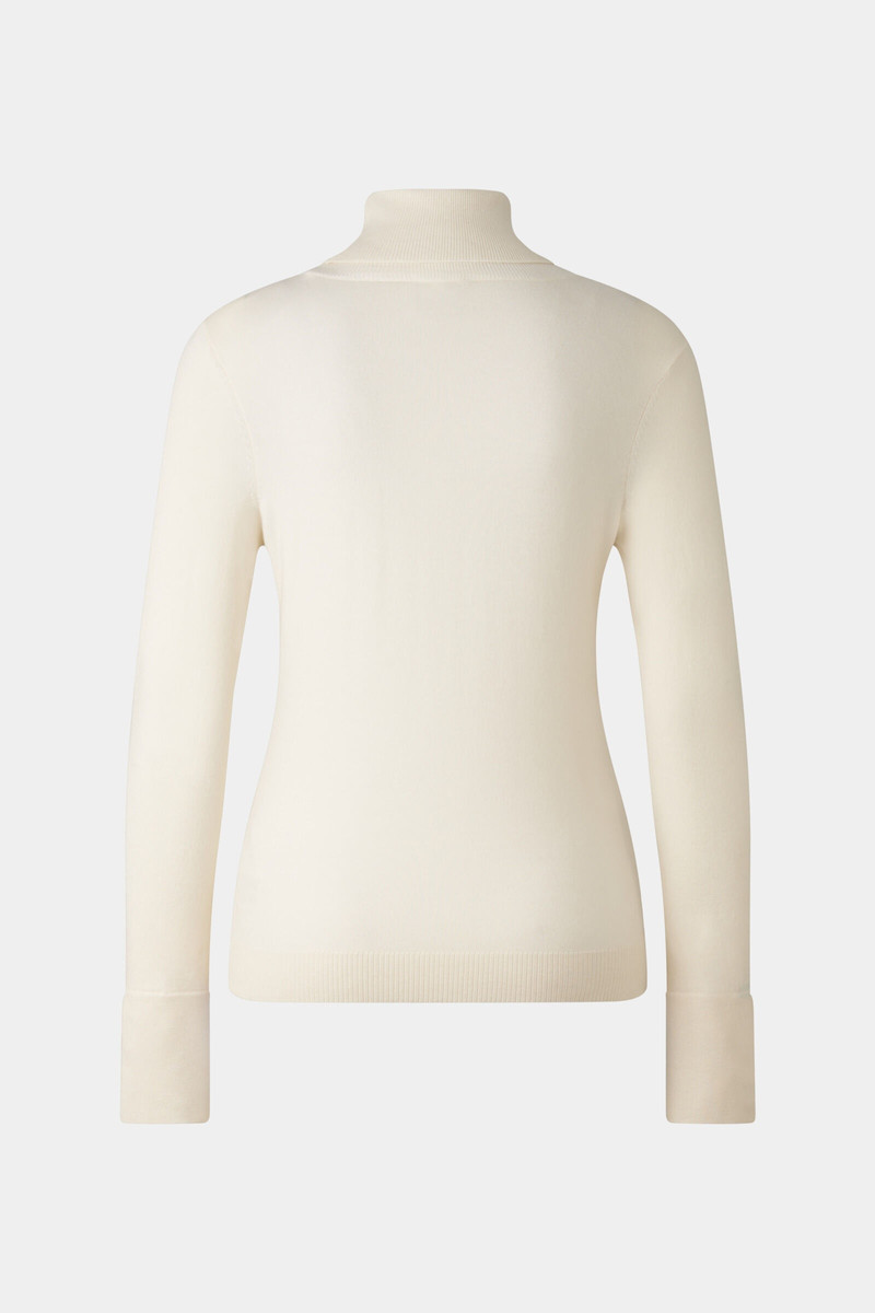 BOGNER Vinny Turtleneck pullover in Off-white outlook