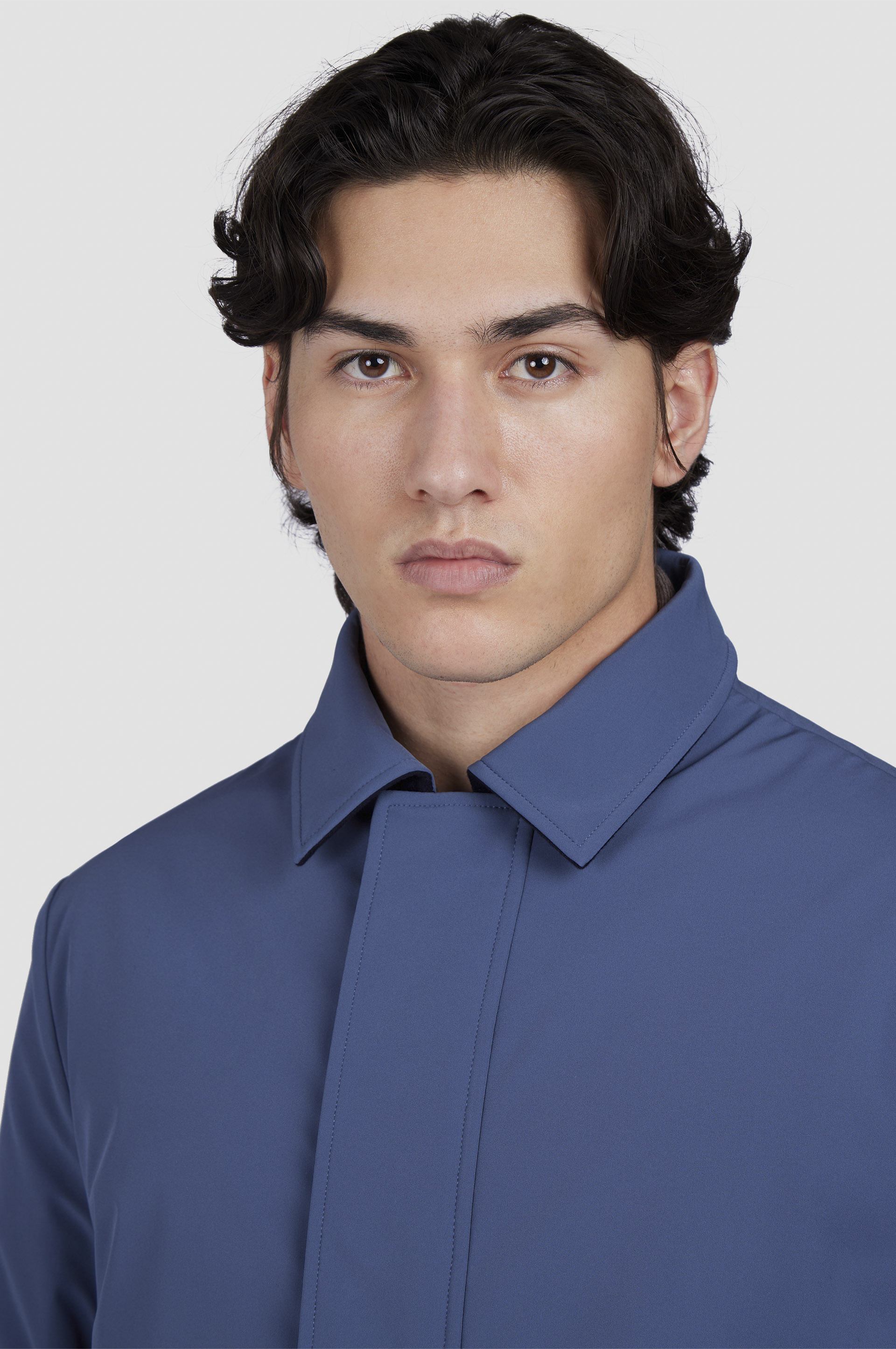 REVERSIBLE CARCOAT IN CASHMERE AND TYPHOON® - 9
