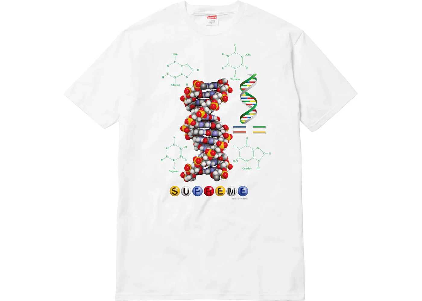 Supreme DNA Tee White - 1