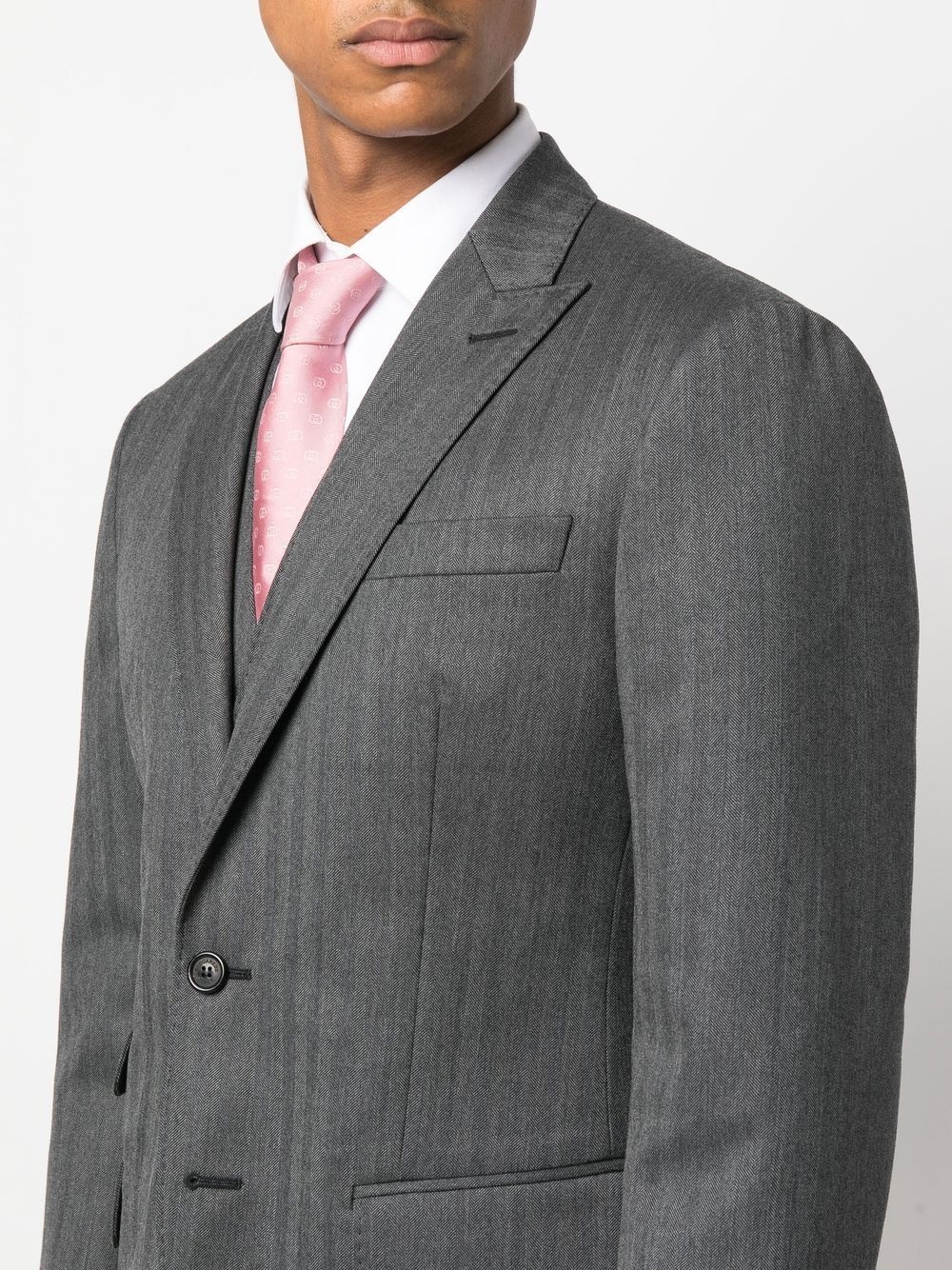 three-piece virgin-wool suit - 4