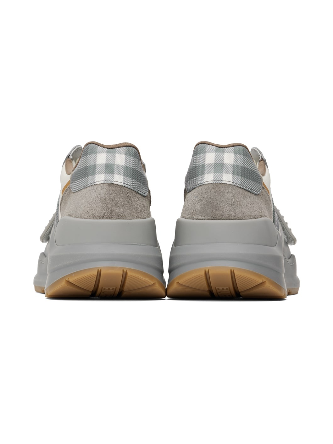 Gray Check Sneakers - 2