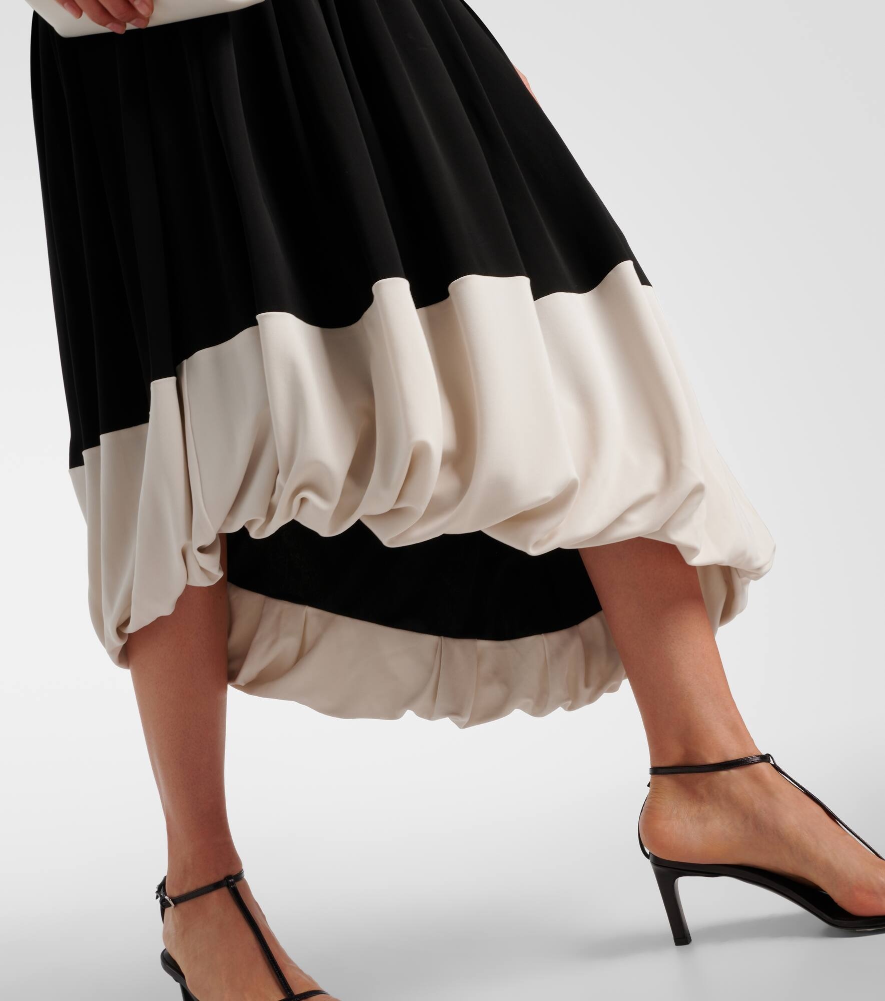 Colorblocked jersey midi dress - 5