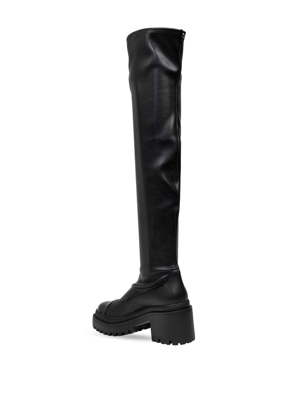over-the-knee leather boots - 3