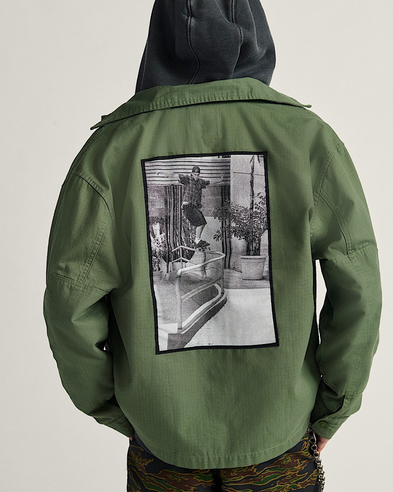 Vans Skate Military Overshirt by Atiba Jefferson outlook